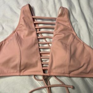 Pink Bikini Top Pale Pink